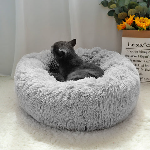 Fluffy Donut Pet Bed